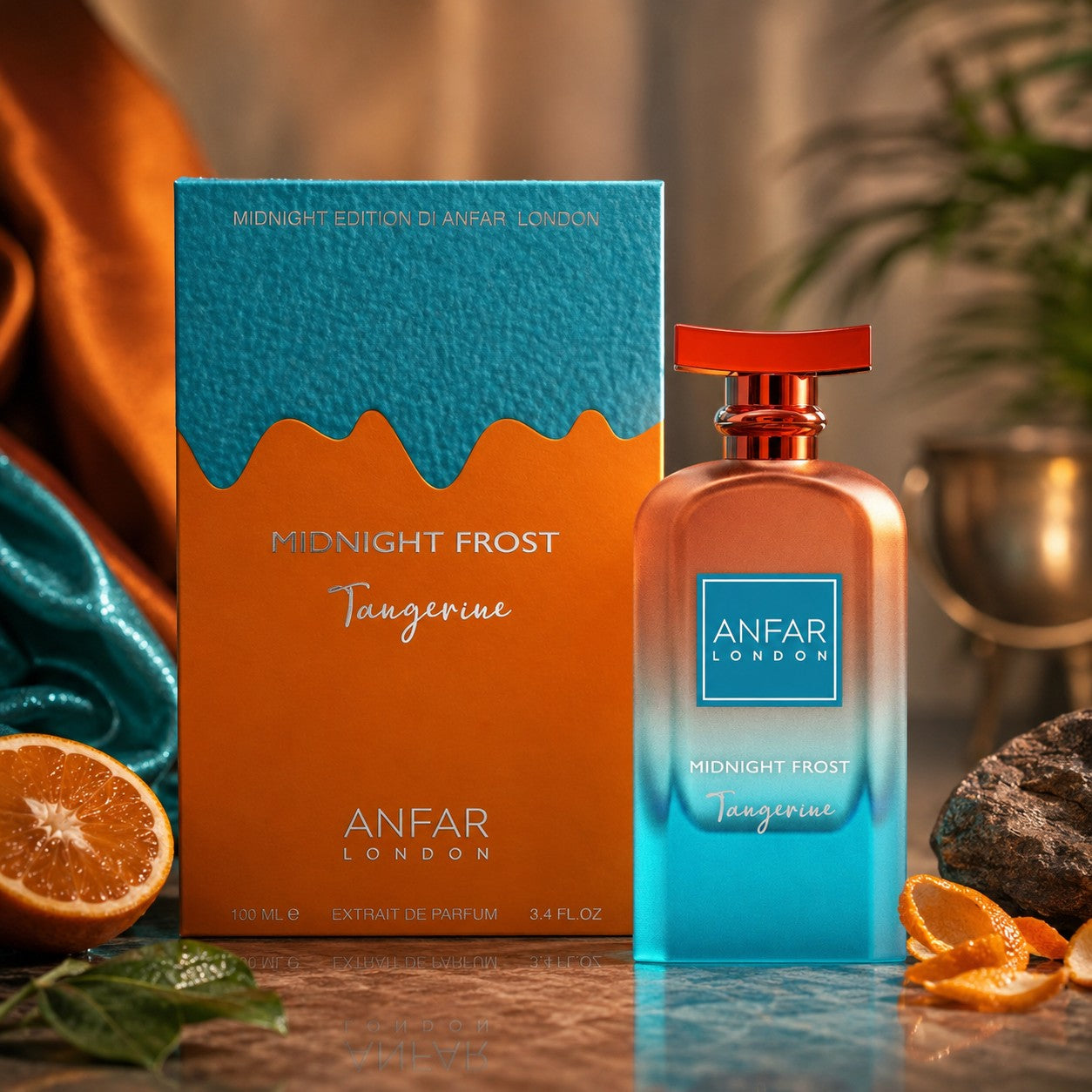 Midnight Frost Tangerine by Anfar London